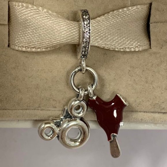 Pandora disney parks ice cream donut dangle charm - Picture 6 of 6